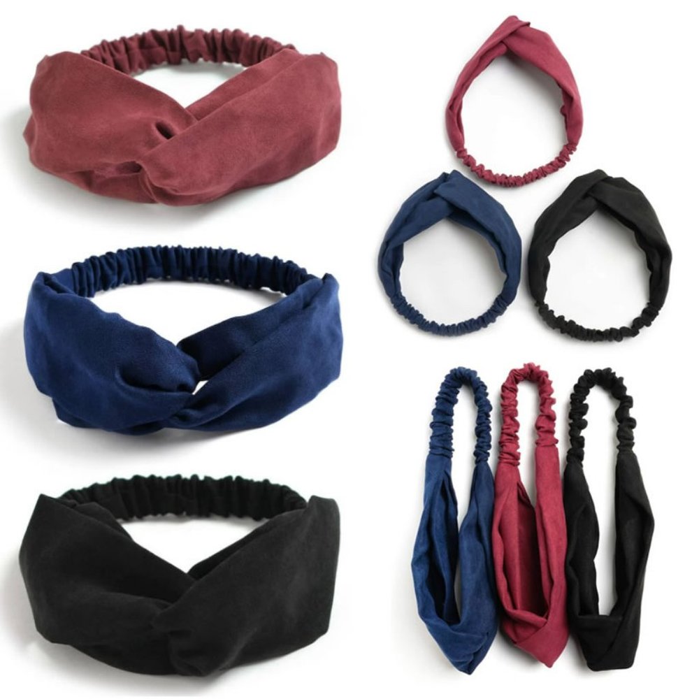 3pcs Headband Solid Twist Hair Band